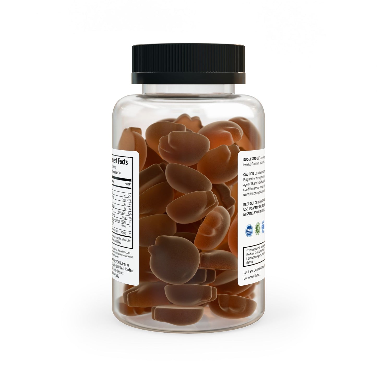 Floridaborn Apple Cider Vinegar Gummies (60 Gummies)