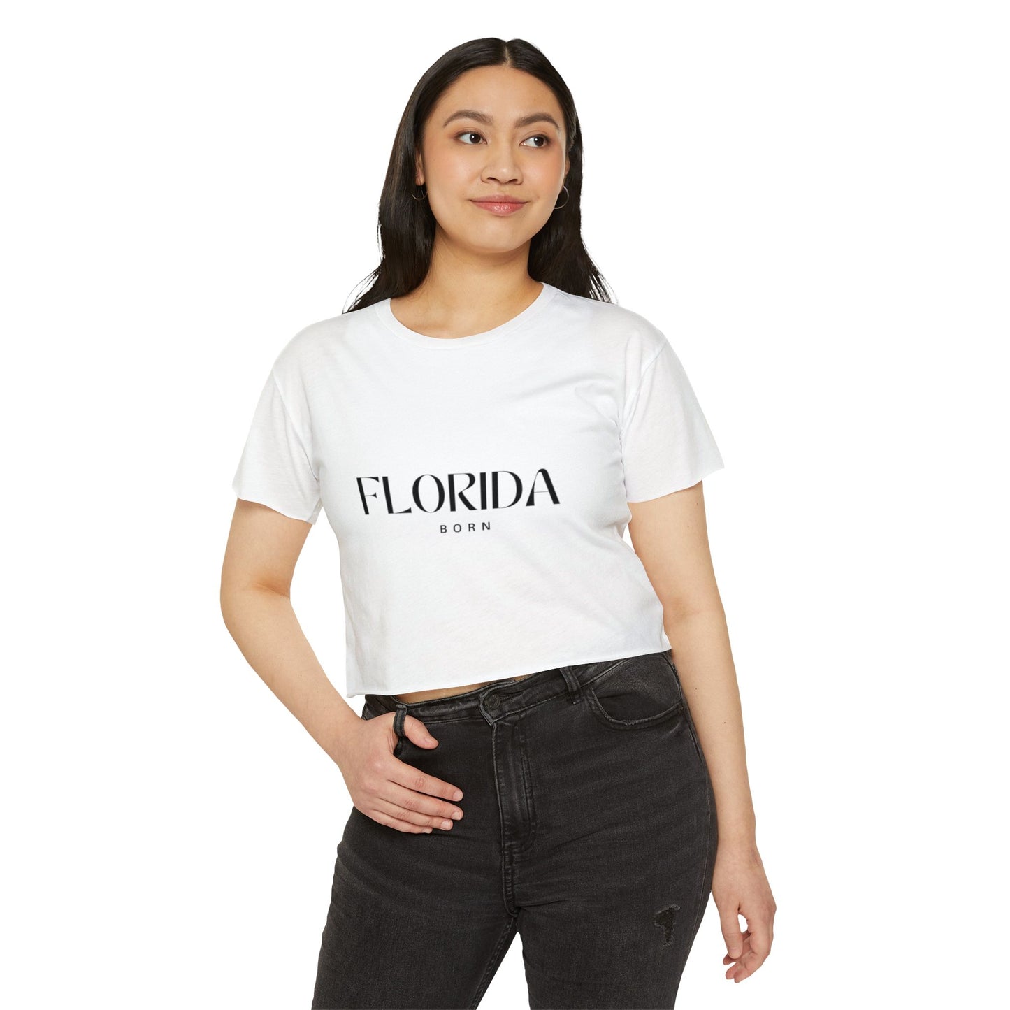 Florida Born Crop Top