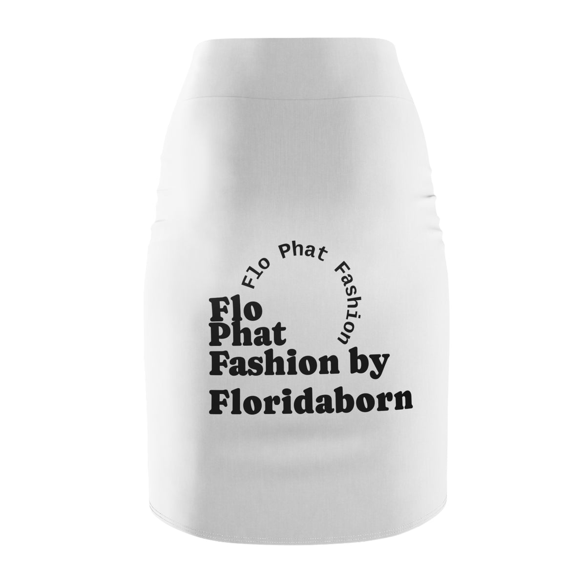 FloPhat Fashion by Floridaborn Pencil Skirt - White