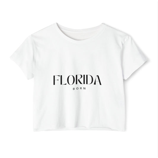 Florida Born Crop Top