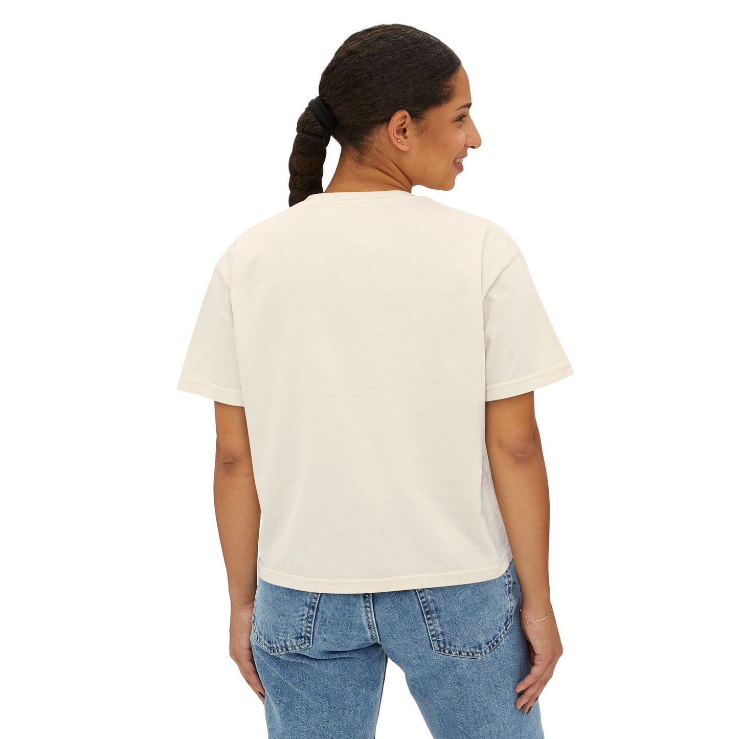 Minimalist 'FloridaBorn' Boxy Tee — Women's Casual Vacation T‑Shirt