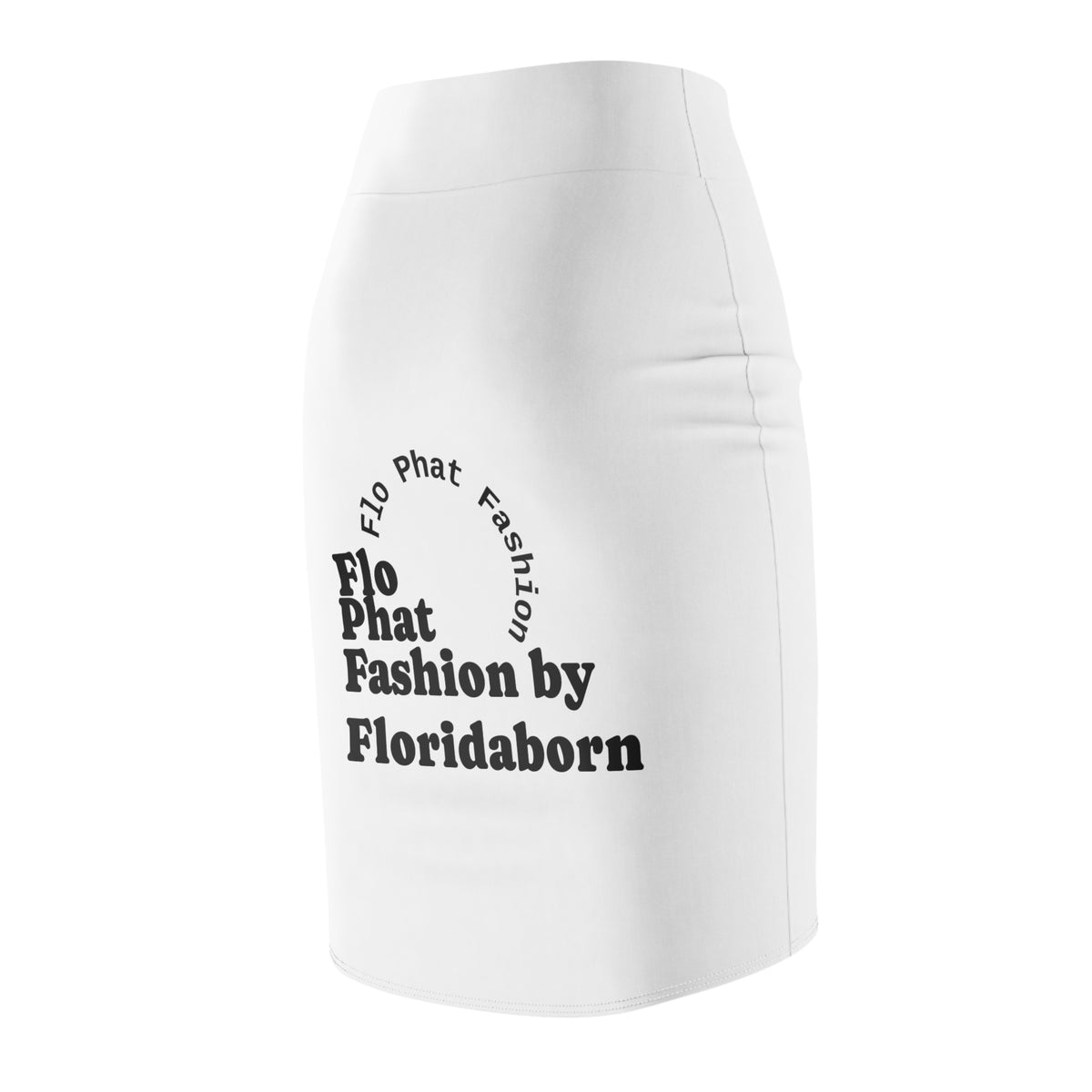 FloPhat Fashion by Floridaborn Pencil Skirt - White