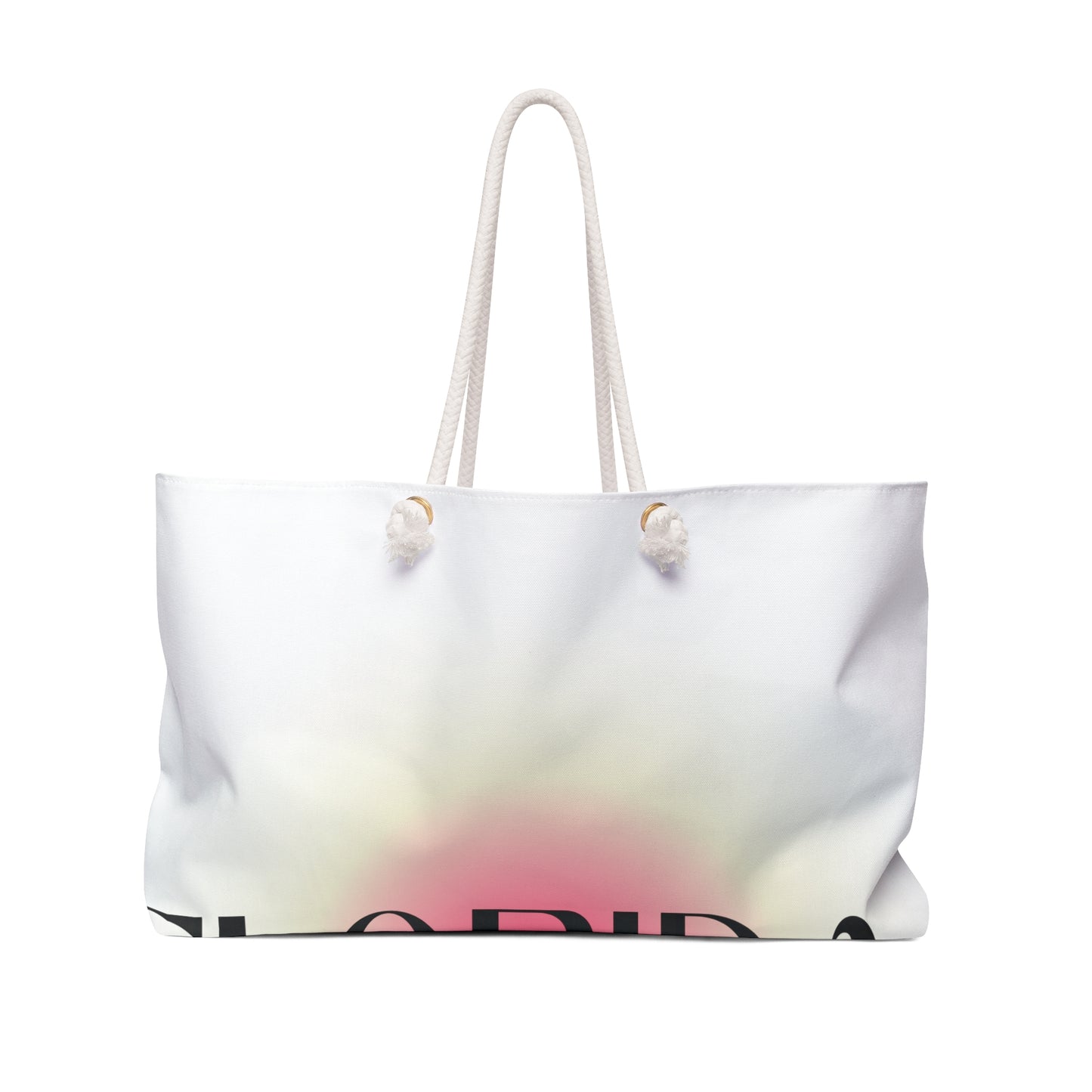 Weekender Bag — 'FLORIDABORN' Sunset Gradient Beach Tote