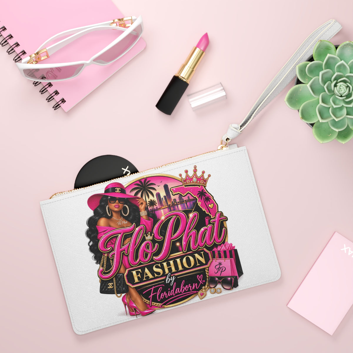 FloPhat Fashion Clutch Bag — Floridaborn Glam Wristlet