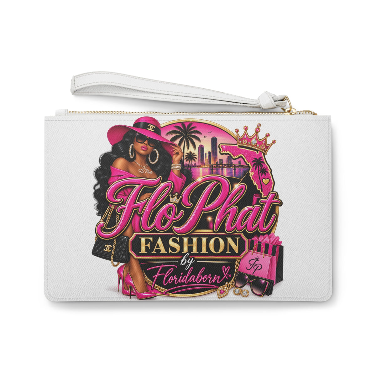 FloPhat Fashion Clutch Bag — Floridaborn Glam Wristlet