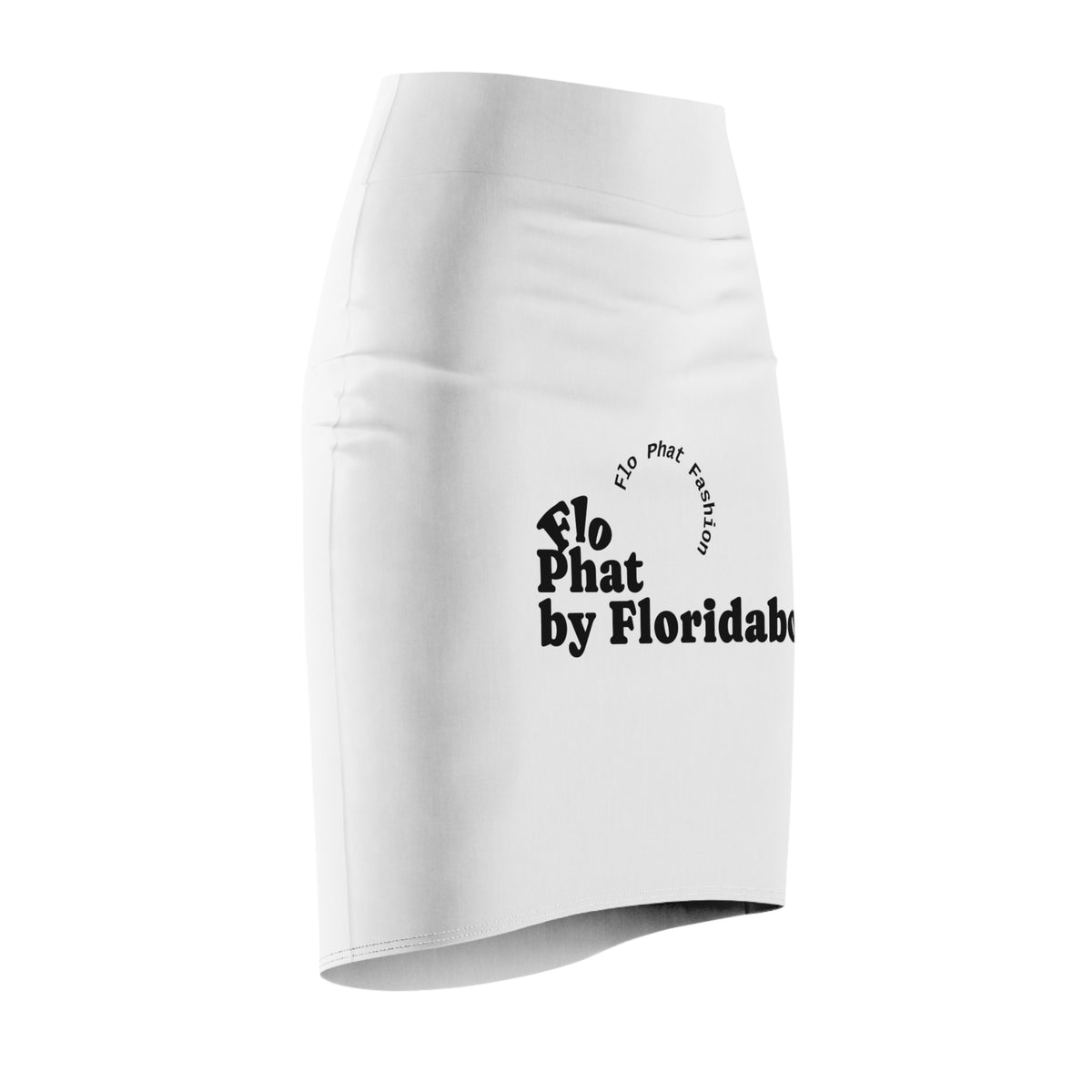 FloPhat Fashion by Floridaborn Pencil Skirt - White