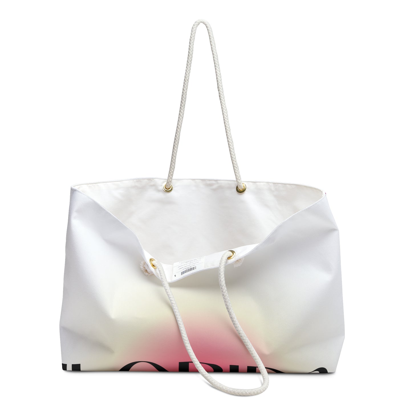 Weekender Bag — 'FLORIDABORN' Sunset Gradient Beach Tote