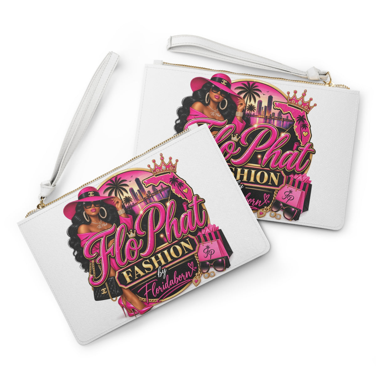 FloPhat Fashion Clutch Bag — Floridaborn Glam Wristlet