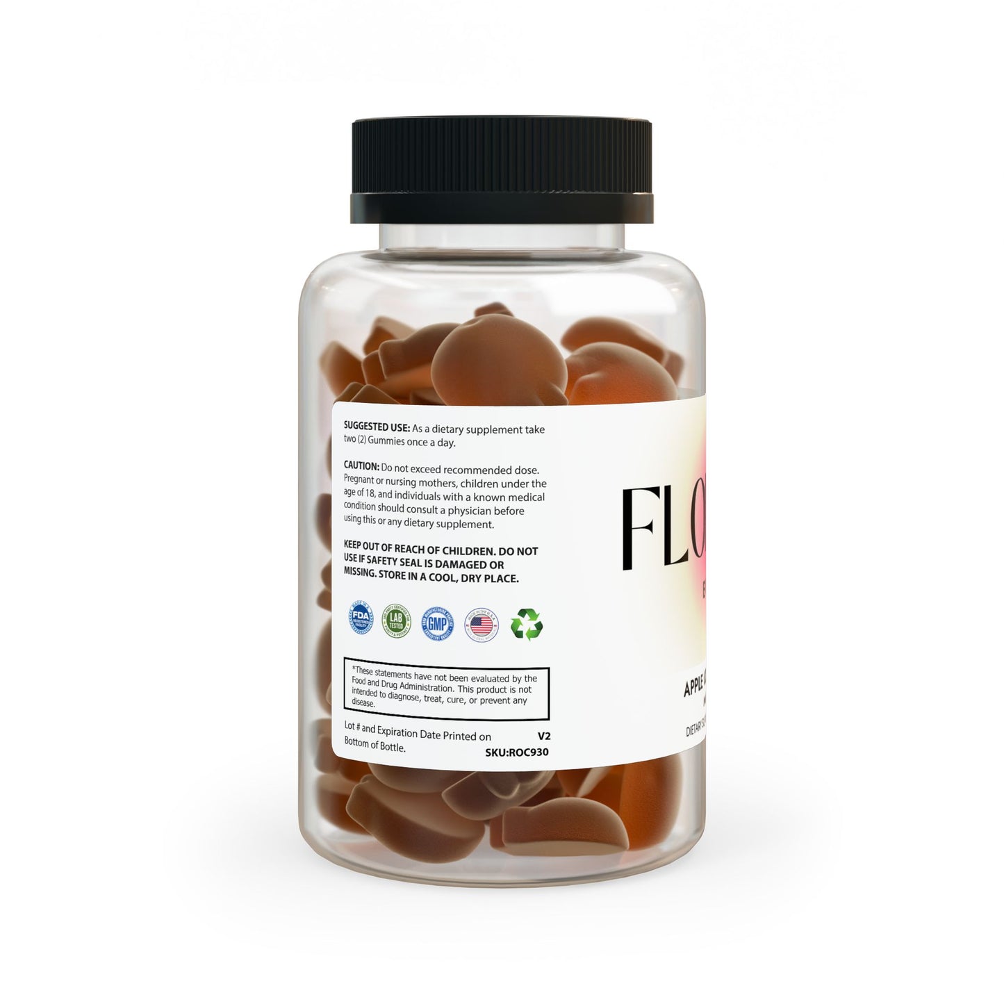 Floridaborn Apple Cider Vinegar Gummies (60 Gummies)