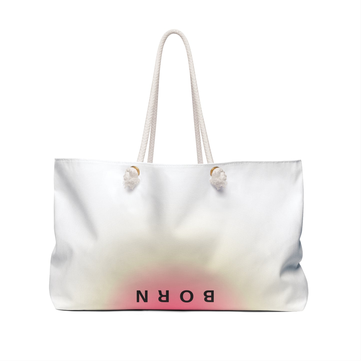 Weekender Bag — 'FLORIDABORN' Sunset Gradient Beach Tote